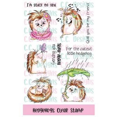 C.C. Designs Clear Stamps - Hedgehog
